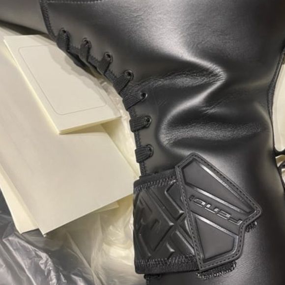 Fendi Leather Combat Boots - Picture 11 of 11